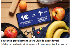 Soutenez l'ESGA badminton grâce à votre carte carrefour