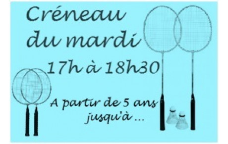   On peut apprendre à jouer au badminton à tous les âges !