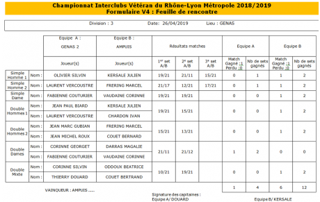 Interclubs Vétérans 2