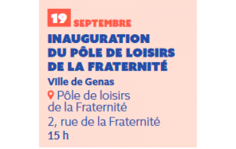 Inauguration le samedi 19 septembre