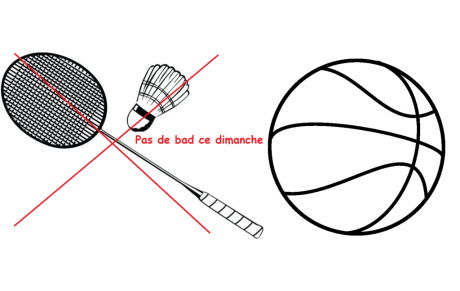 Pas de badminton ce dimanche 19 septembre
