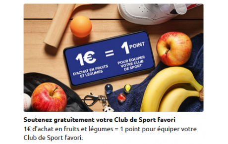 Soutenez l'ESGA badminton grâce à votre carte carrefour